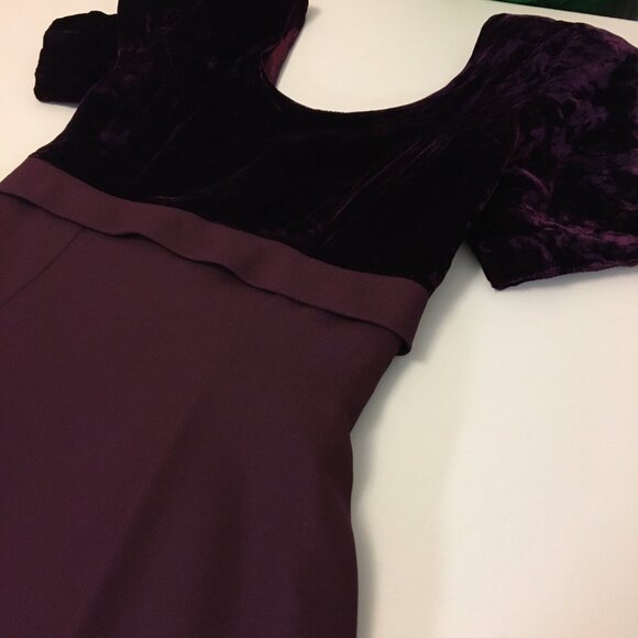 Vintage Fancy Maxi Dress Bridgerton Formal Empire Waist Ball Gala Holiday (BT) - Picture 6 of 14